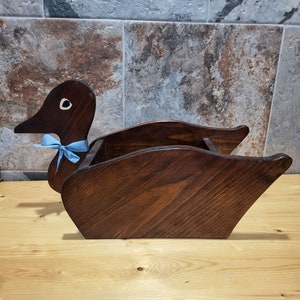 100% Baumwolle, Holzkiste, Ente Blumentopf Deko, Übertopf