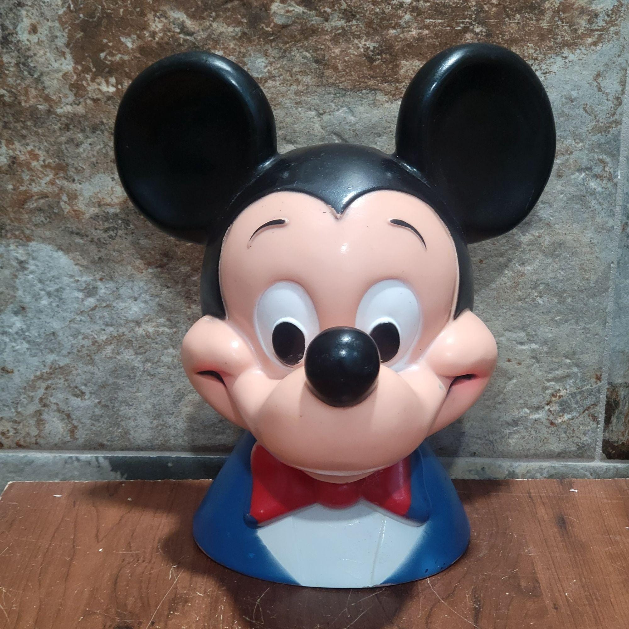 Vintage Mickey Bank - Etsy