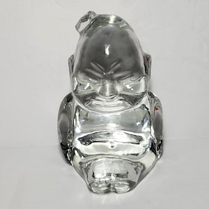 VTG Glass Buddha Baby Figurine Paperweight Figurine Home Decor