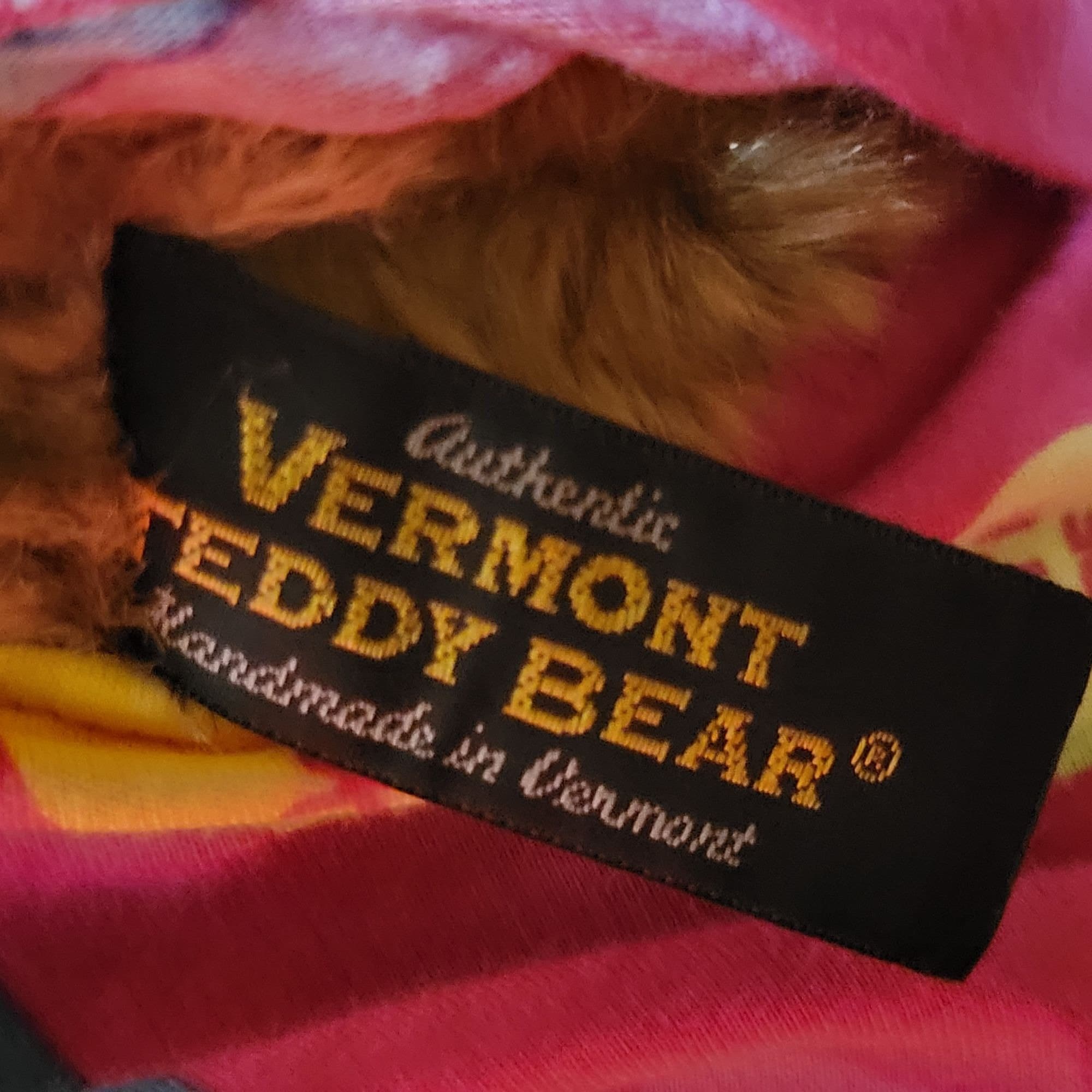 Authentic VTG Vermont Teddy Bear Classic Fully Jointed Brown Etsy