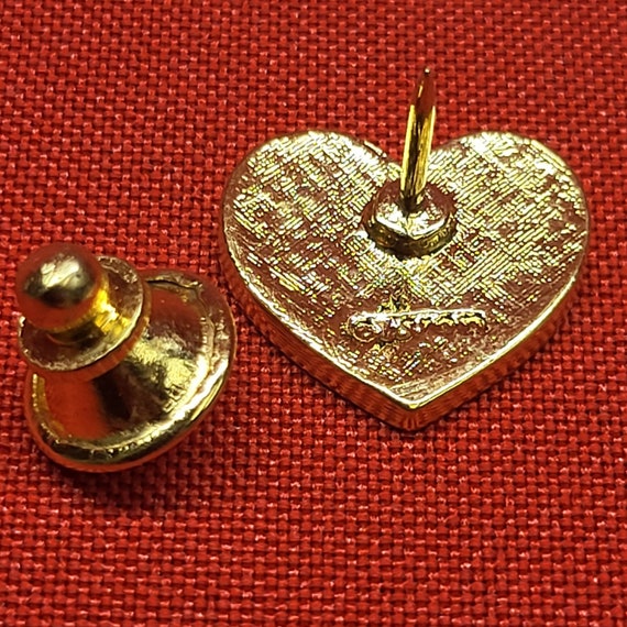 VTG Avon Patriotic Collectible Pin Heart Shaped U… - image 5