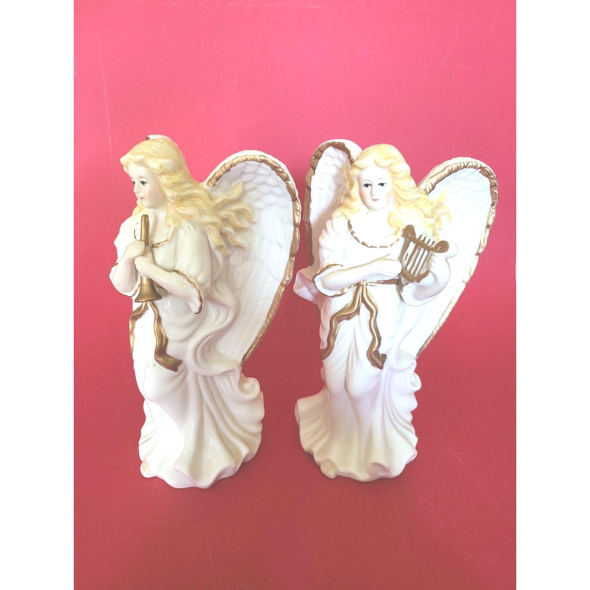 ヴィンテージエンジェルキャンドルホルダー 2個セット - Etsy 日本