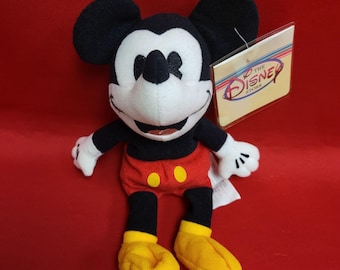1930s Mickey Bean Bag Plush The Disney Store Stuffed Toy