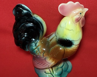 ヴィンテージ樹脂の風変わりな鶏の置物 - Etsy 日本
