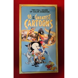18 de los mejores dibujos animados VHS 1990 sellados de fábrica