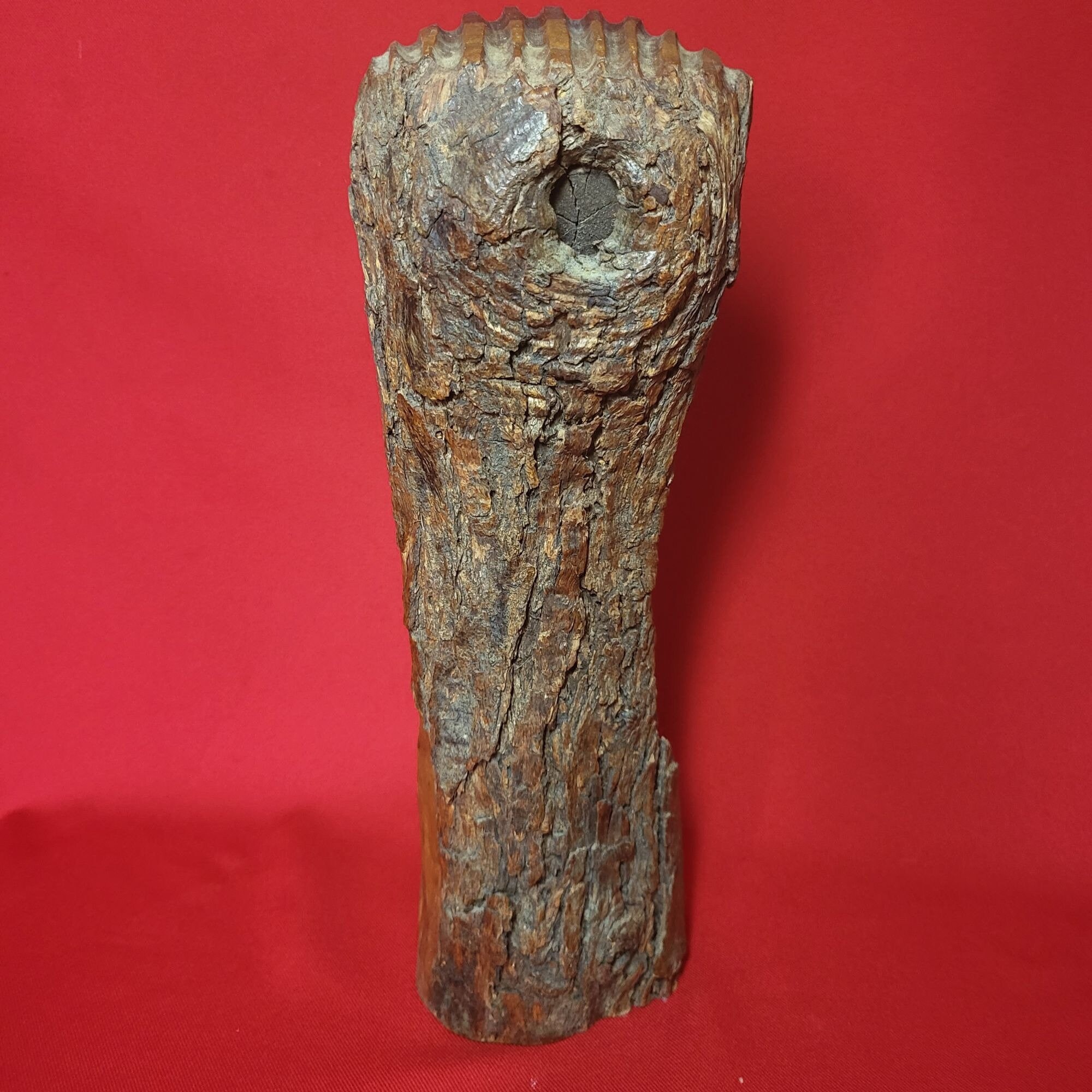 Grande Sculpture Ancienne En Bois – Art Populaire Primitif, Esprit D'arbre