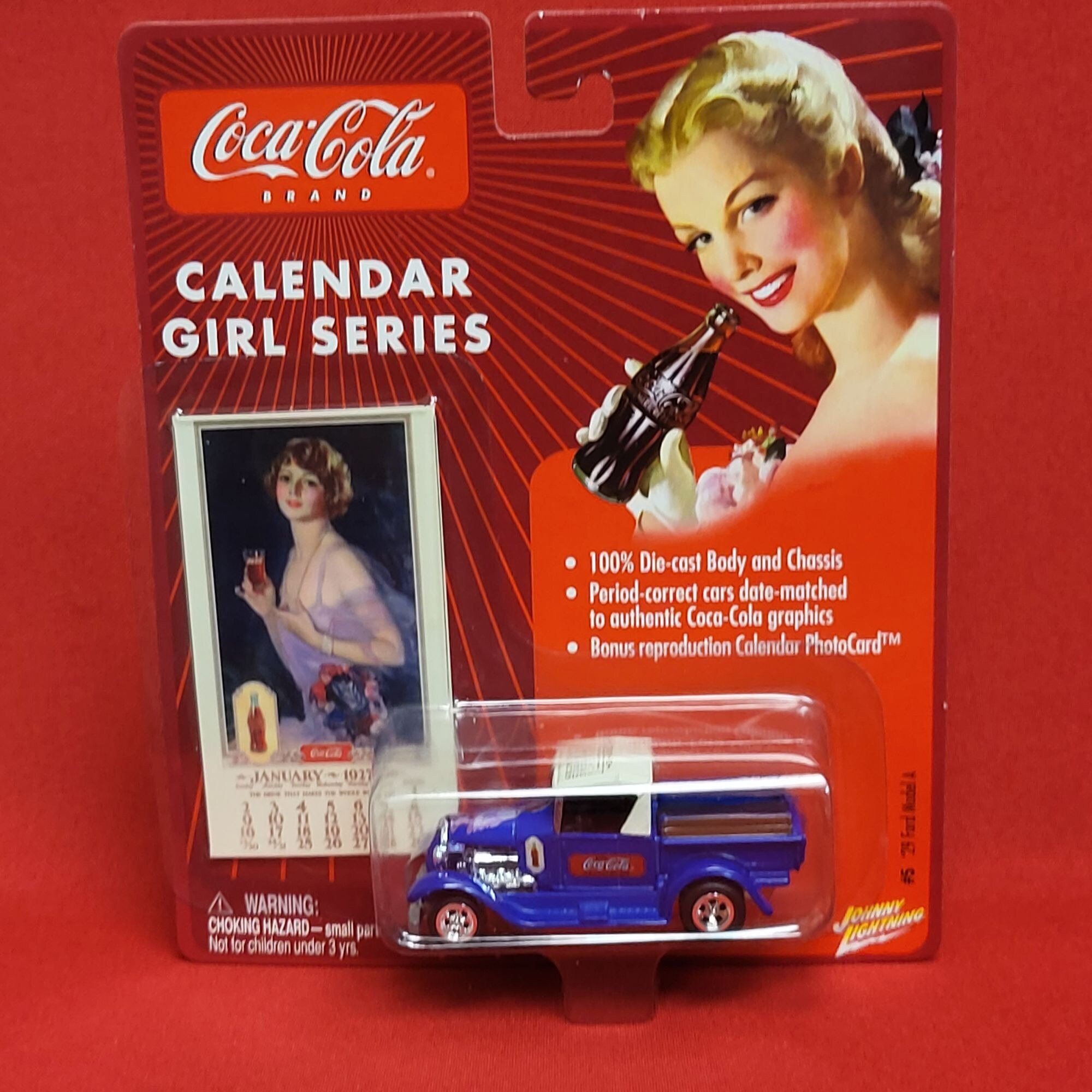 Coca Cola Johnny Lightning Calendar Girl Series Die Cast 29 Coca Cola Johnny Lightning Calendar Girl Series Die Cast 29