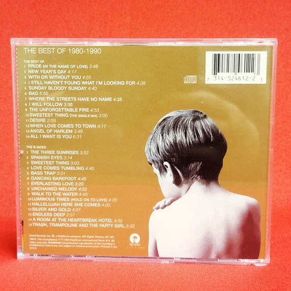 【CD】U2 まとめ売り U2 the Best of 1980-1990 CD 1998 - Etsy