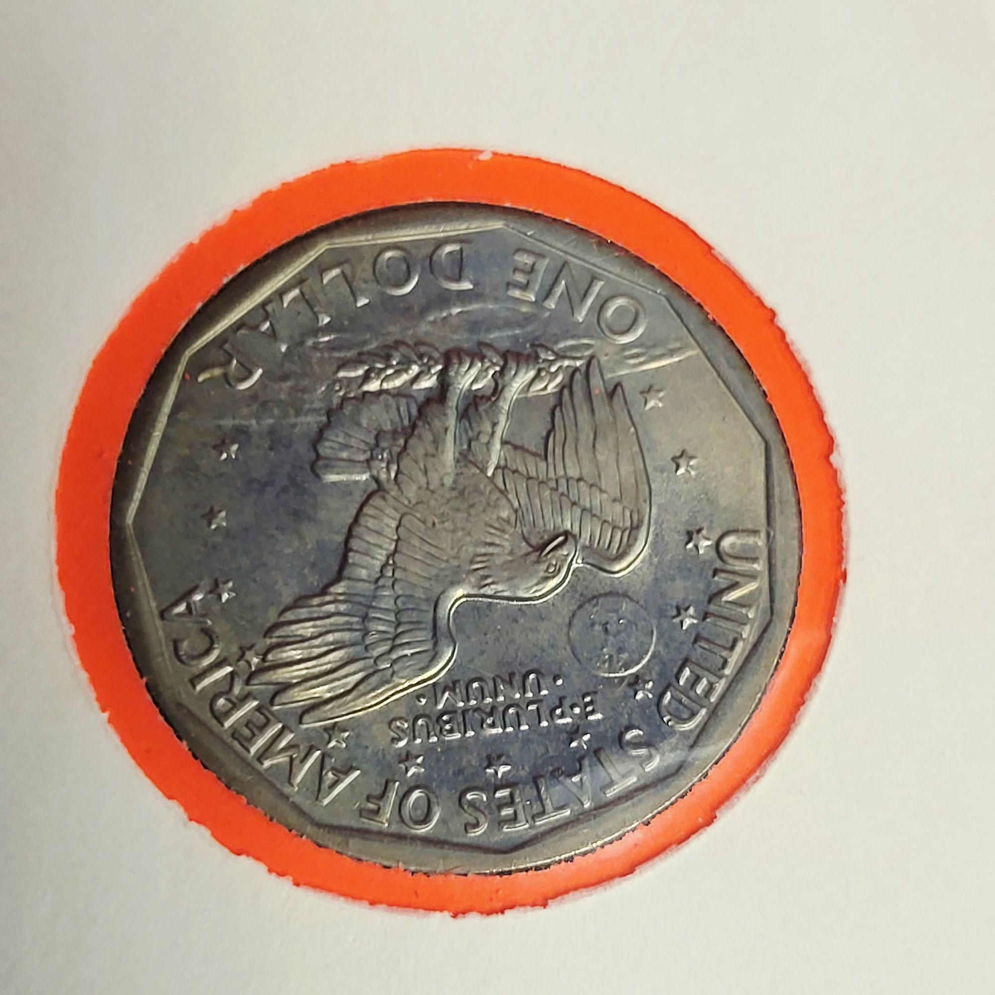 First Day of Issue Susan B Anthony Dollar Stamp Silk Cache