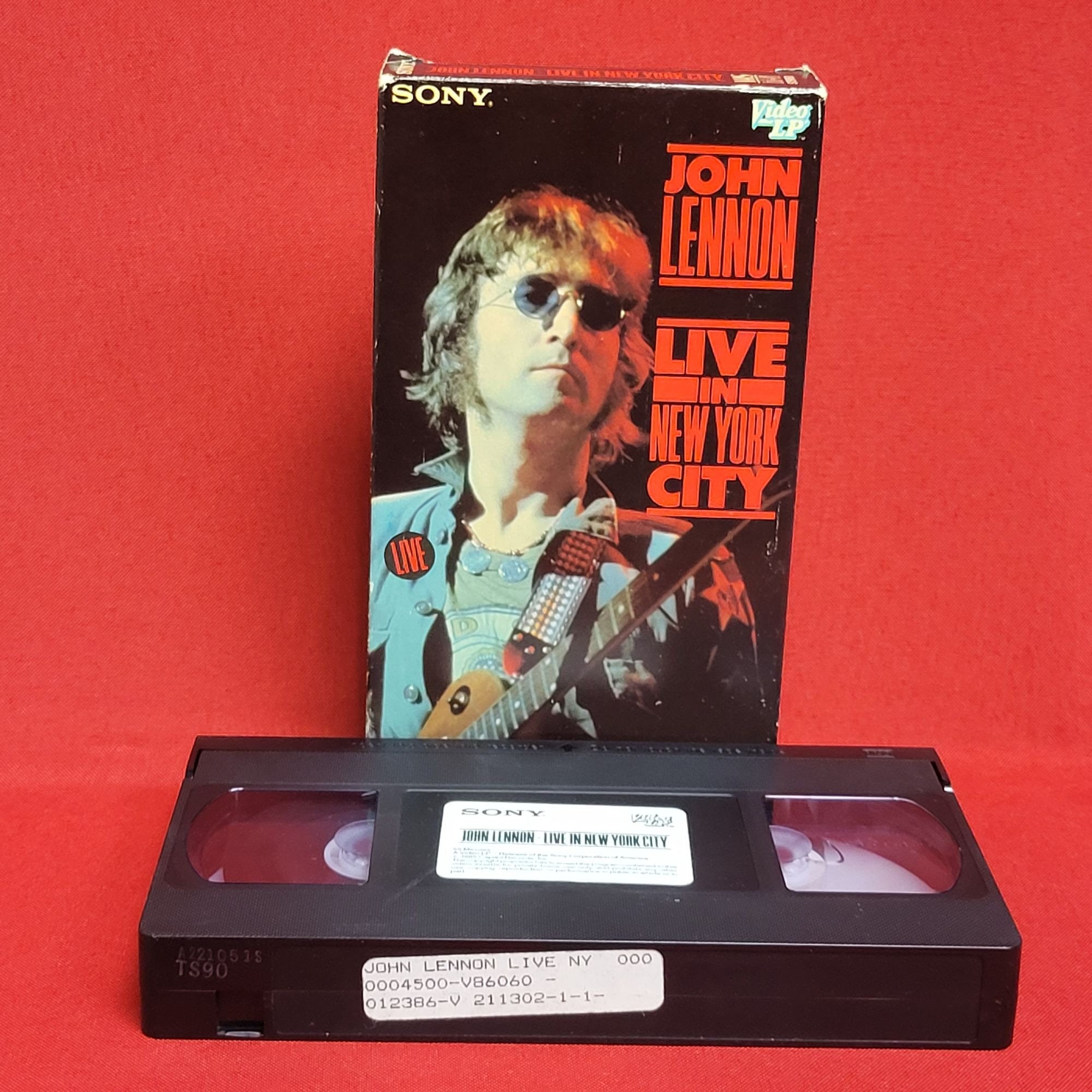 John Lennon Live in New York City VHS 1985 - Etsy