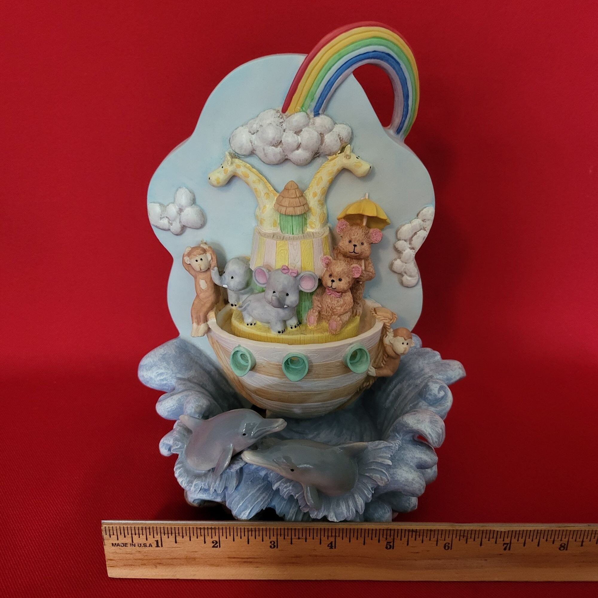 Rare Vintage Heritage Mint Noah's Ark Music Box Water Fountain - Etsy