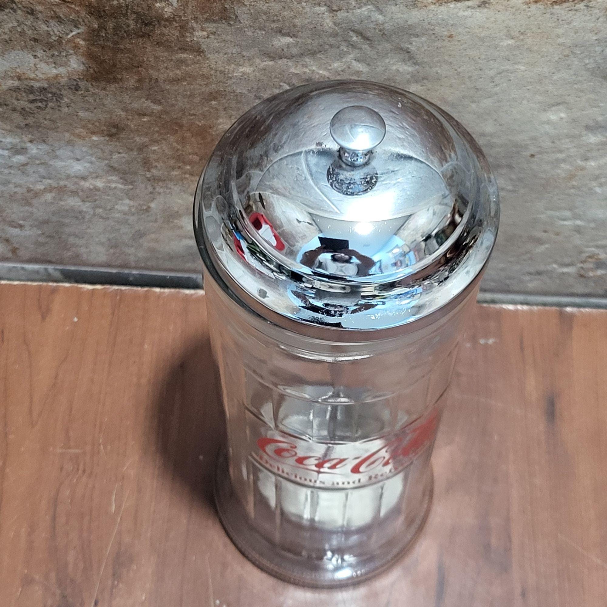 コカコーラブランドのソーダファウンテンストローディスペンサーガラス
