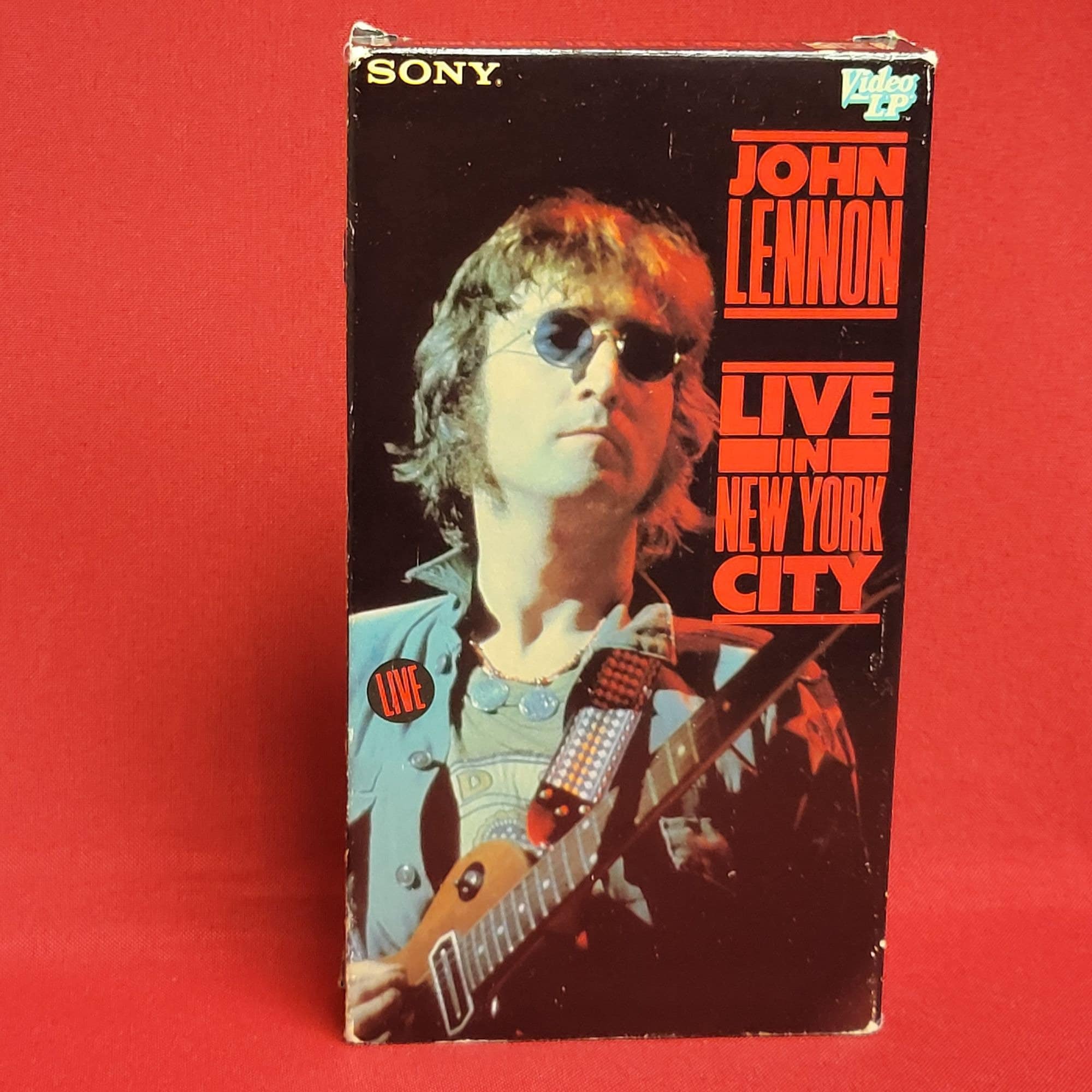 John Lennon Live in New York City VHS 1985 - Etsy