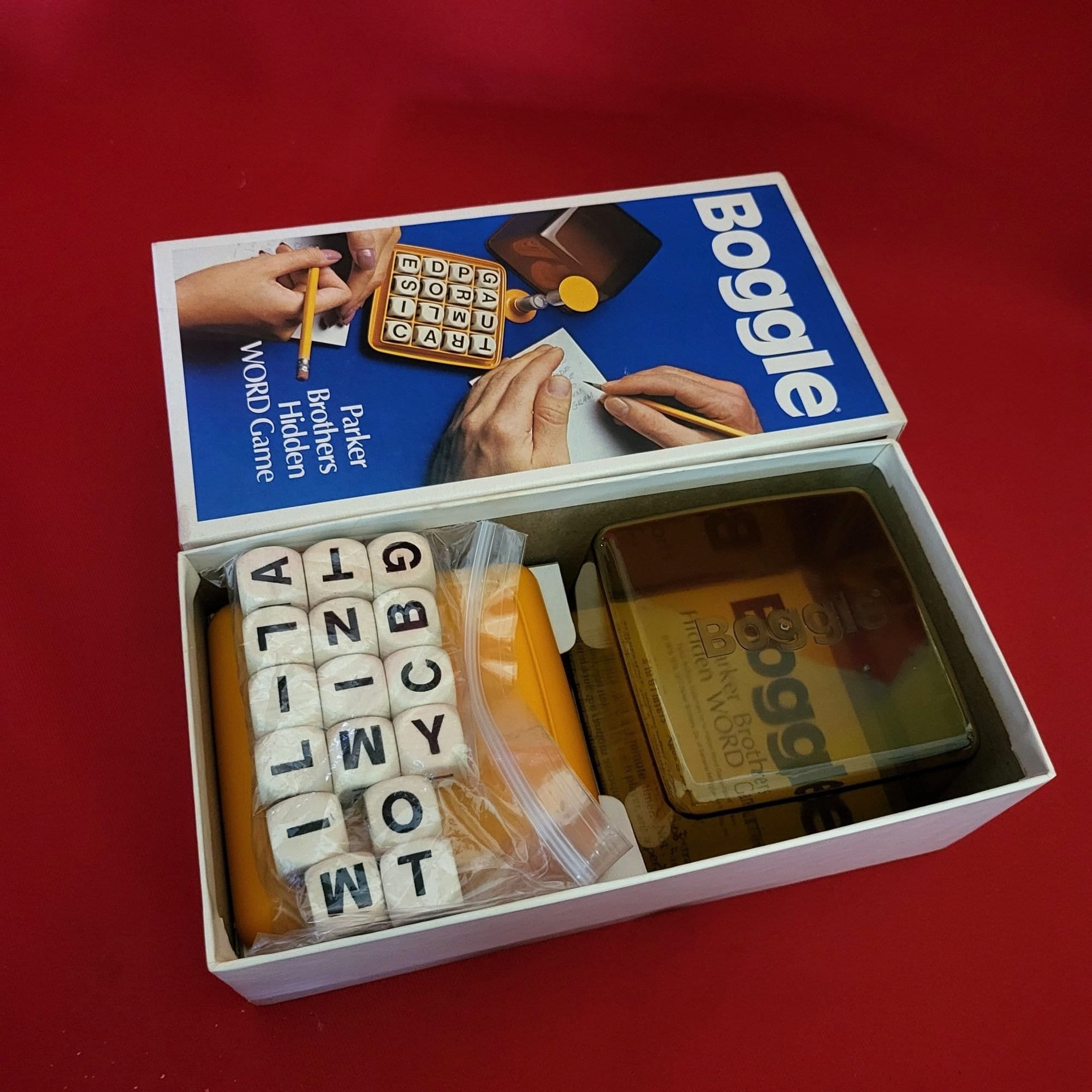Vintage Boggle Hidden Word Game Parker Brothers 1976 - Etsy