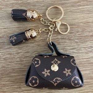 Louis Vuitton Monogram Cherries Round Coin Pouch Change Keychain