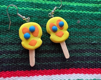 Tweety Bird Paleta Earrings/ Aretes/ Ice Cream Bar/ Popsicle
