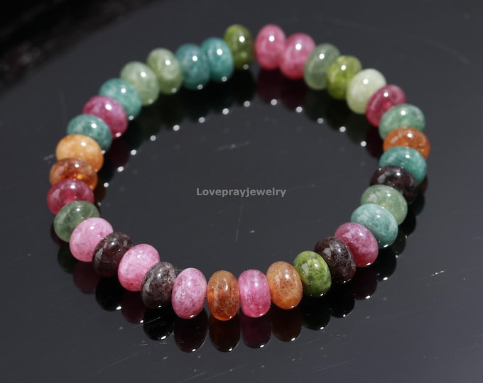 Mixed Tourmaline Diamond Unico Wide Bracelet main image 0