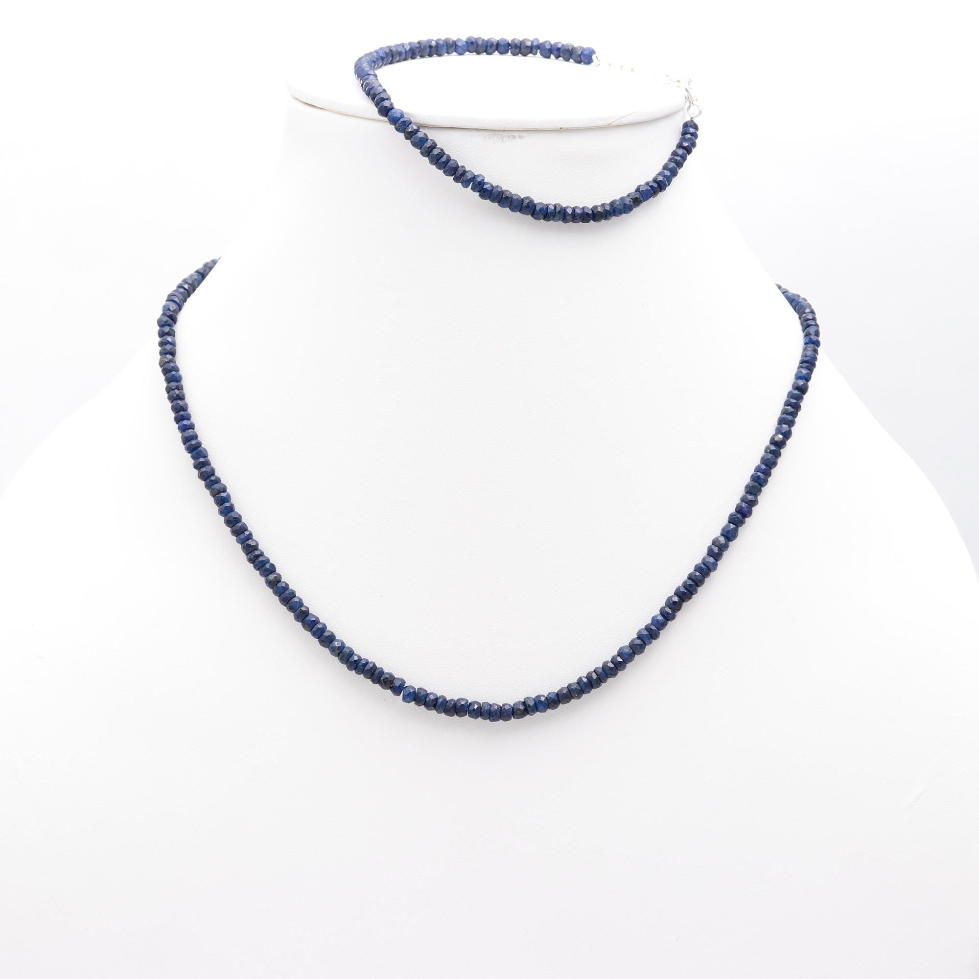 10mm Blue Jade Round Beads Gemstone Necklace Bracelet Earrings Jewelry Set 18