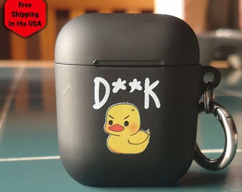 Airpod Case Uk Cartoon Plush Duck Airpod Case Adorable Durable