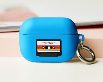 90s Mixtape AirPods Case: Retro Rubber Keychain Case