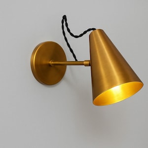 Wall Sconce Articulated Brass Sconce Style Wall Lamp Mid Century Italian Style Single Light Bedroom Light Vanity Lamps Light Fixture