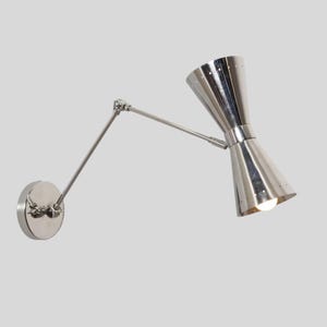 Sputnik Two Light Mid Century Italian Style Raw Brass Finish - Wall Light Sconce Fixtures - Bedroom Lights - Vanity Lamps