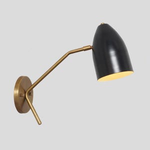 Mid Century Messing Wandleuchter: Italienische Zapfen Leuchte
