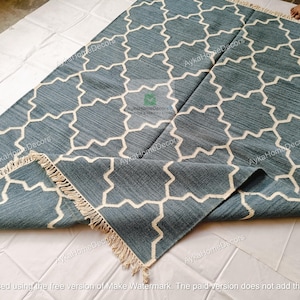6x9 Afghan Kilim Rug | Handwoven Wool Rug For Bedroom | Handmade Wool Flat Weave Kilim Rug | Natural Vegetable Dyes Turkmen Oriental Rug |