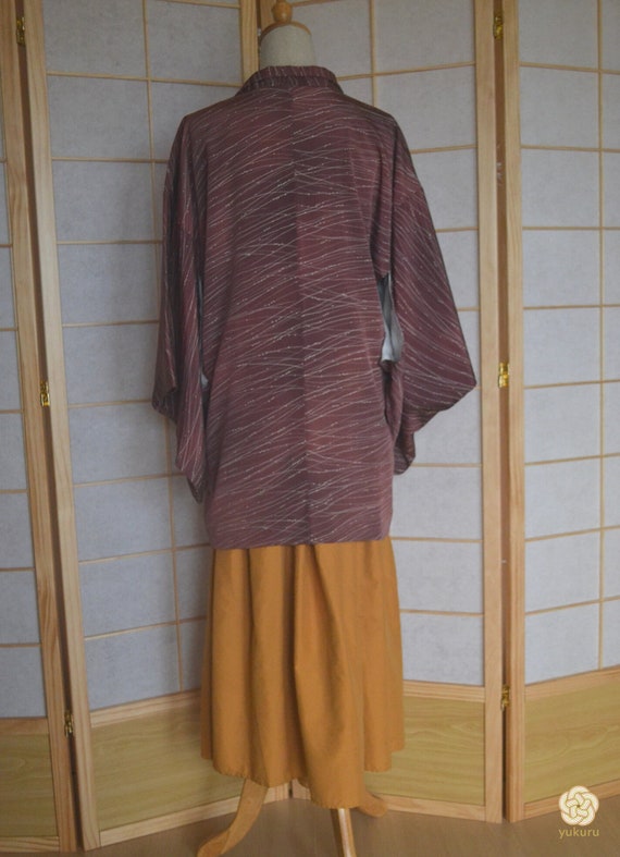 019-1【Kimono Haori, veste authentique japonaise, … - image 3