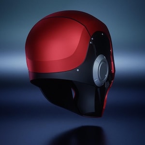 Casco Red Ronin: Archivo para impresión 3D portátil imagen 12