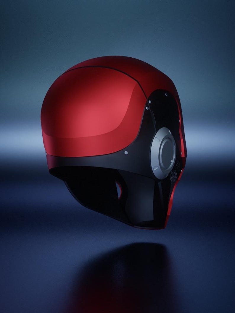 Casco Red Ronin: Archivo para impresión 3D portátil imagen 12