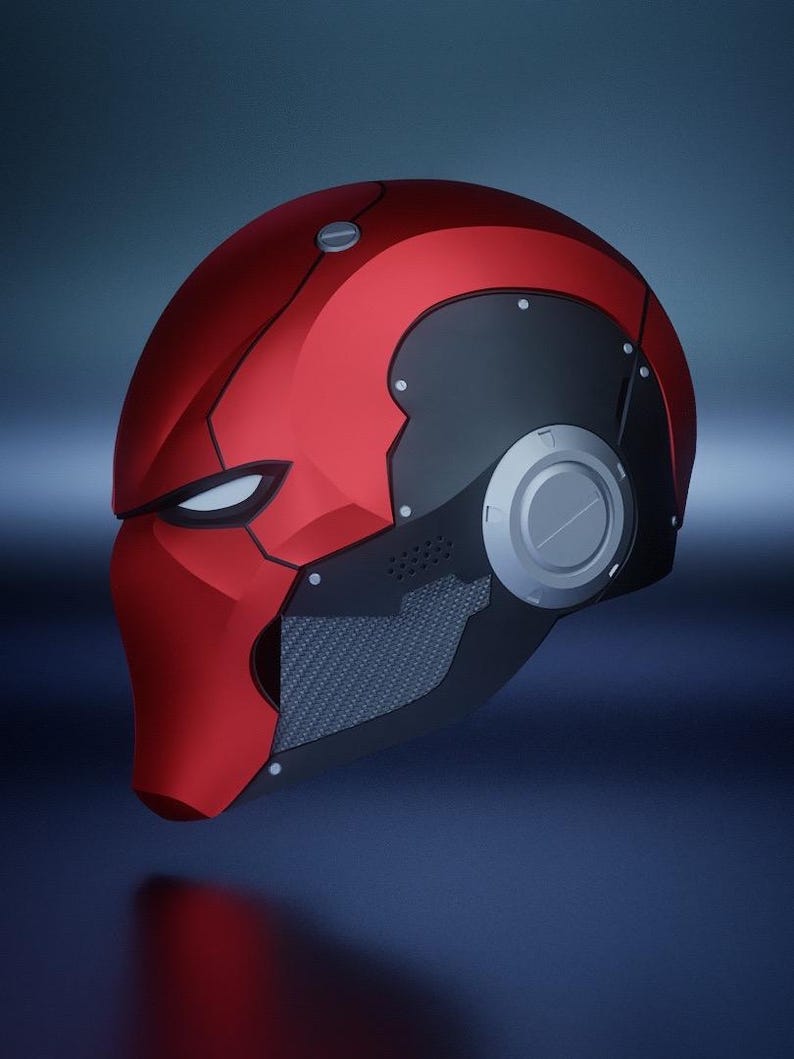Casco Red Ronin: Archivo para impresión 3D portátil imagen 9