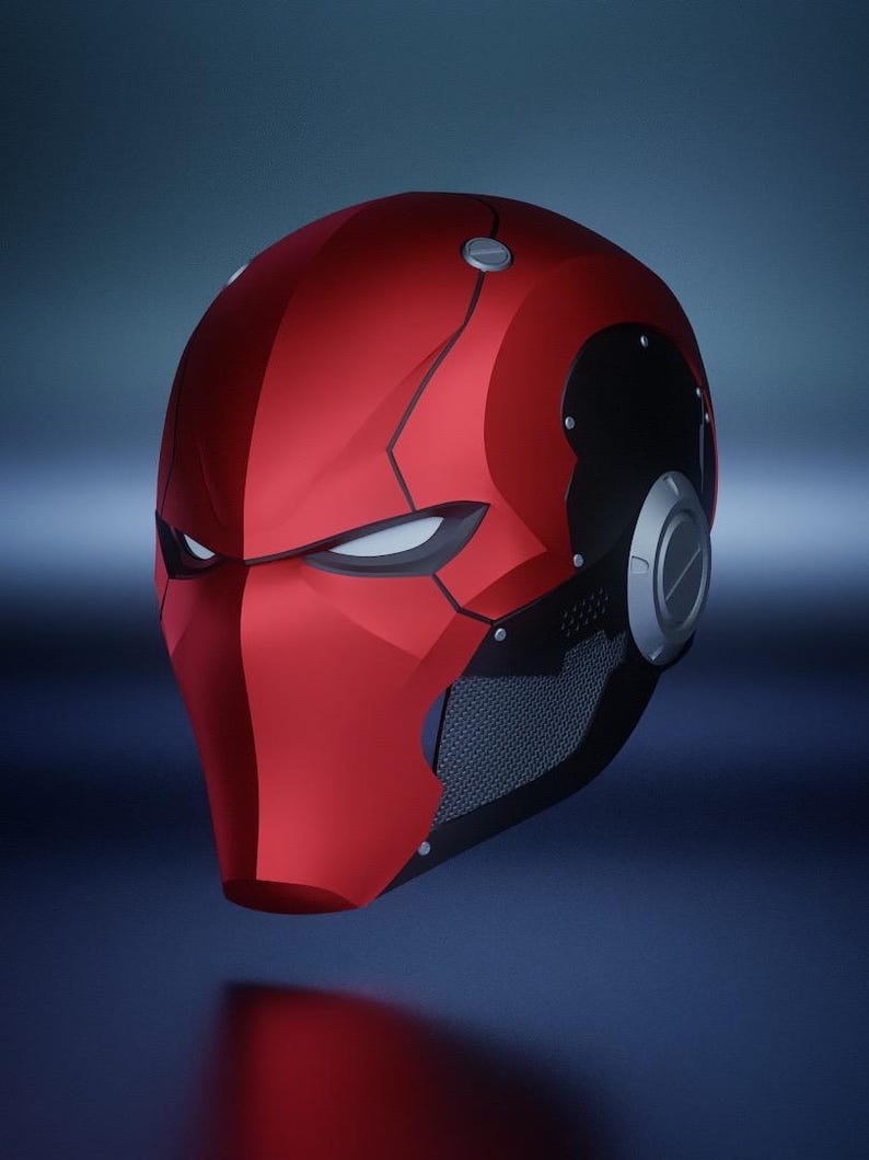 Casco Red Ronin: Archivo para impresión 3D portátil imagen 7