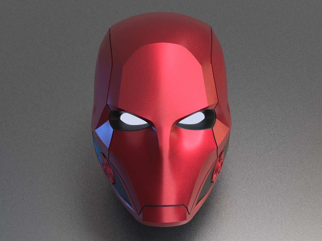 Rotkäppchen Helm Custom DC Titans Variante
