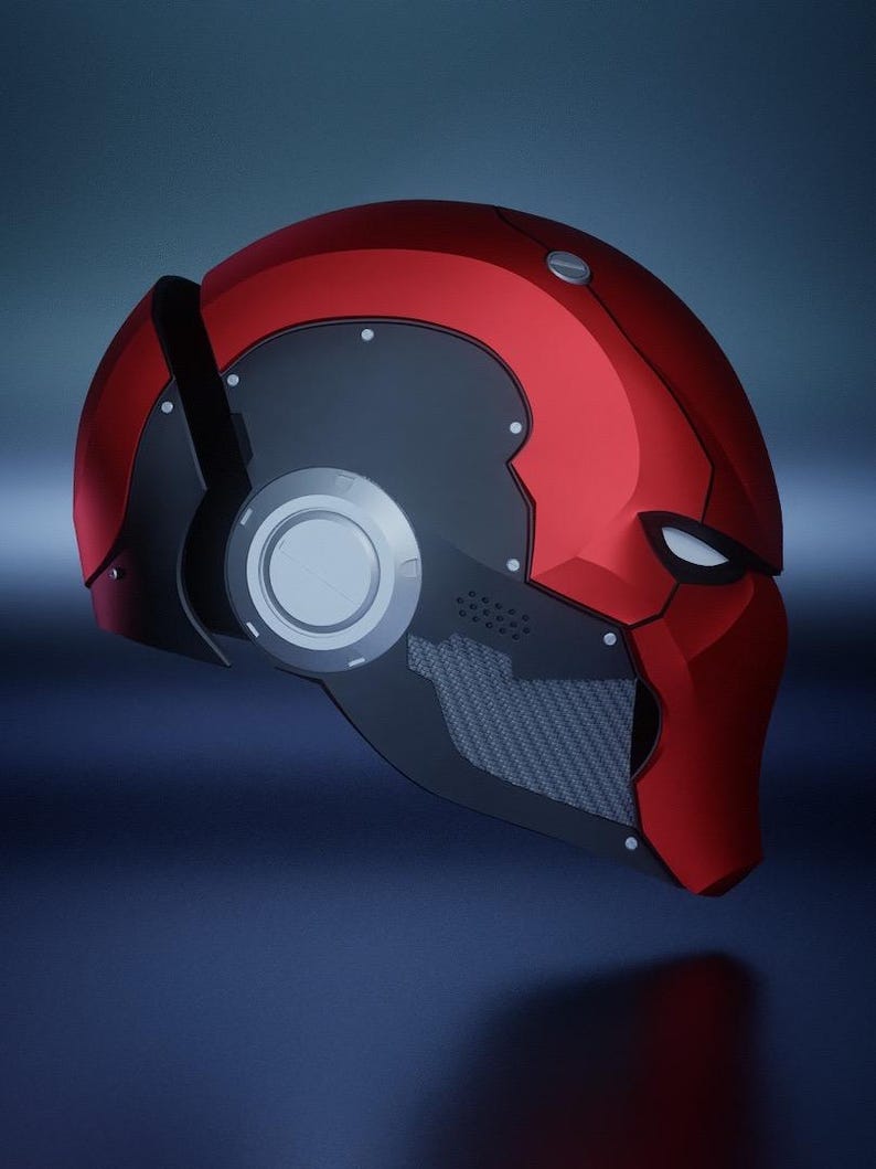 Casco Red Ronin: Archivo para impresión 3D portátil imagen 3
