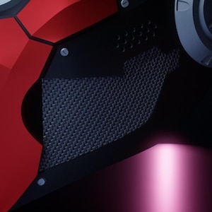 Casco Red Ronin: Archivo para impresión 3D portátil imagen 15