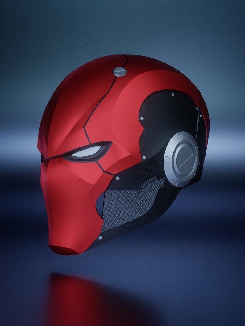 Casco Red Ronin: Archivo para impresión 3D portátil imagen 8