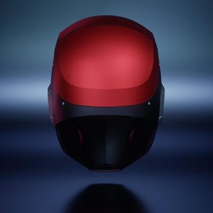 Casco Red Ronin: Archivo para impresión 3D portátil imagen 11