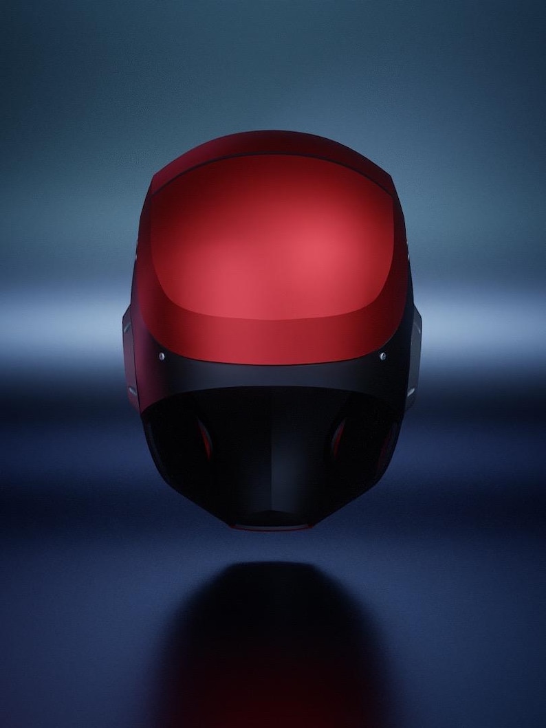 Casco Red Ronin: Archivo para impresión 3D portátil imagen 11