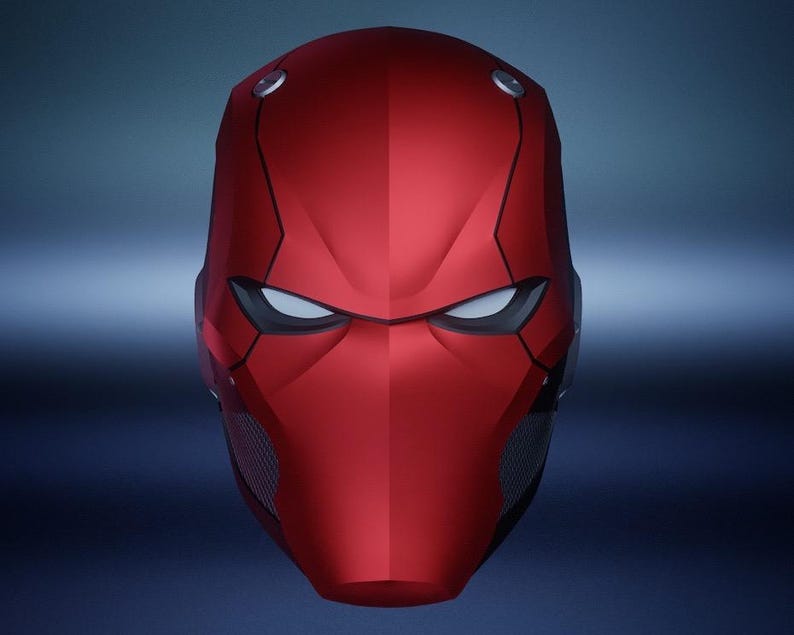 Casco Red Ronin: Archivo para impresión 3D portátil imagen 1