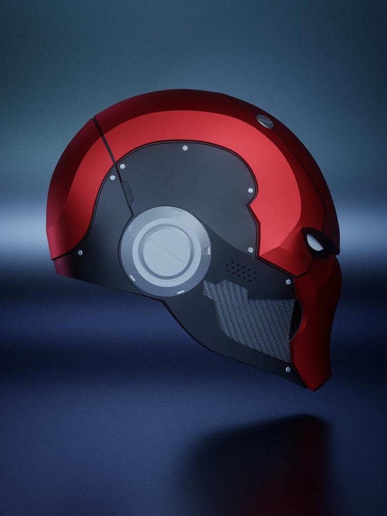 Casco Red Ronin: Archivo para impresión 3D portátil imagen 5