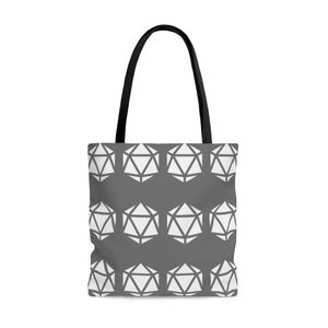 D20 Gray Tote Bag