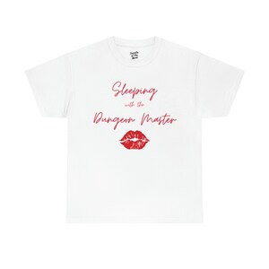 Sleeping with the Dungeon Master Unisex Heavy Cotton Tee