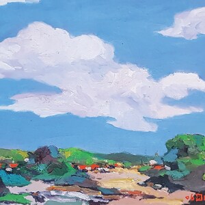 Years of nostalgia, by Korean artist, Ho Bum Ahn oil on Canvas
