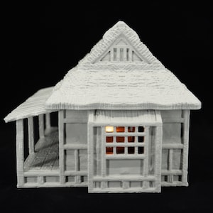 Japanese Cottage DnD Terrain, DnD Samurai Terrain for 28mm Miniatures, MiniatureLand