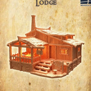 Blacksmith Lodge - Tabletop Terrain - Village Terrain