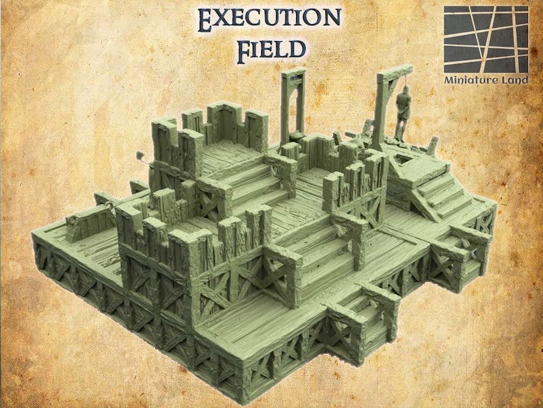 Execution Field | Dnd Terrain, Dnd Accessories, Dungeon Master Gifts - Etsy