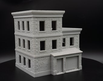 Ashfall City, Building 4, Townhome Modern City Terrain, Dark Realms