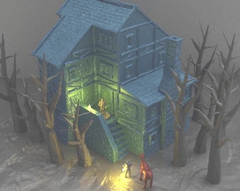 Old Forest Inn Tabletop Terrain | Dnd Terrain, Dnd Accessories, Dungeon Master Gifts