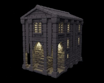 Medieval Bank Terrain for Dnd, Medieval Bank for Wargames